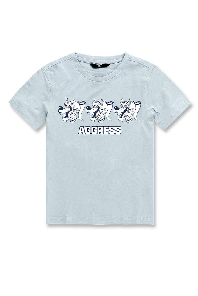 Kids Aggress T-Shirt (Cement)
