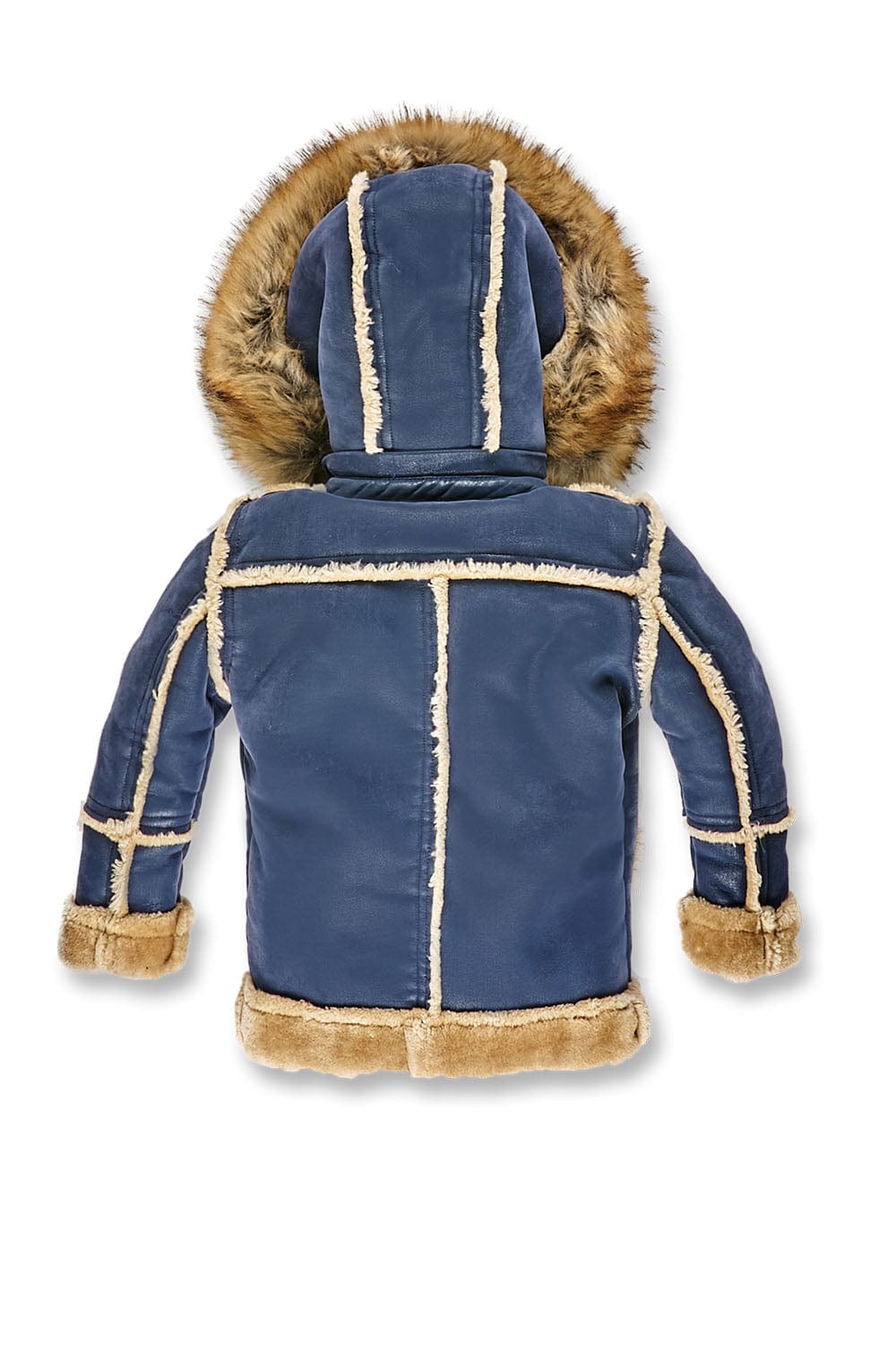 Kids Denali Shearling Jacket (Navy)