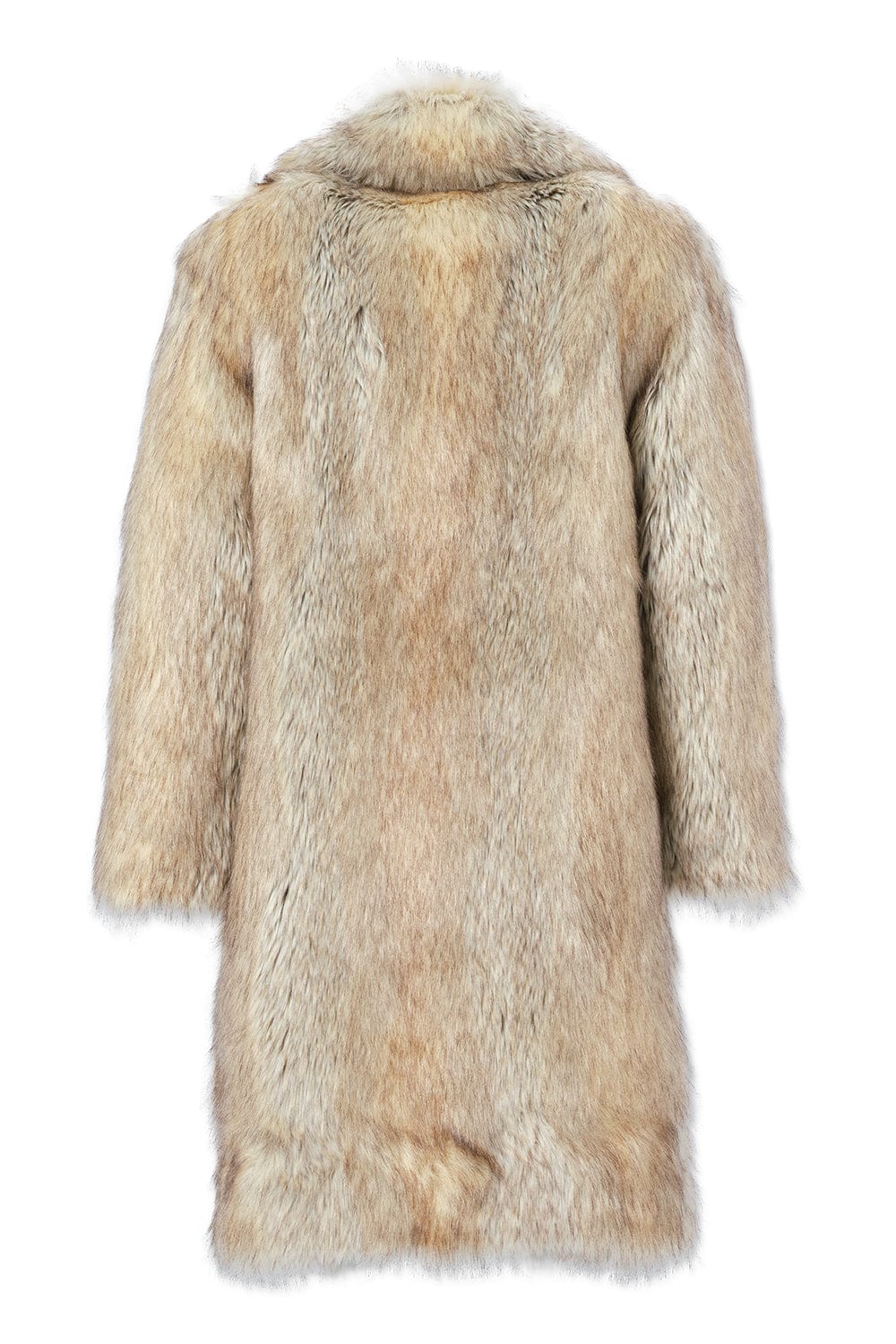 JC Big Men Big Men's Godfather Faux Fur Coat (Coyote)