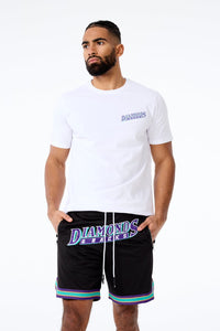Diamonds & Racks T-Shirt (White Diamond)