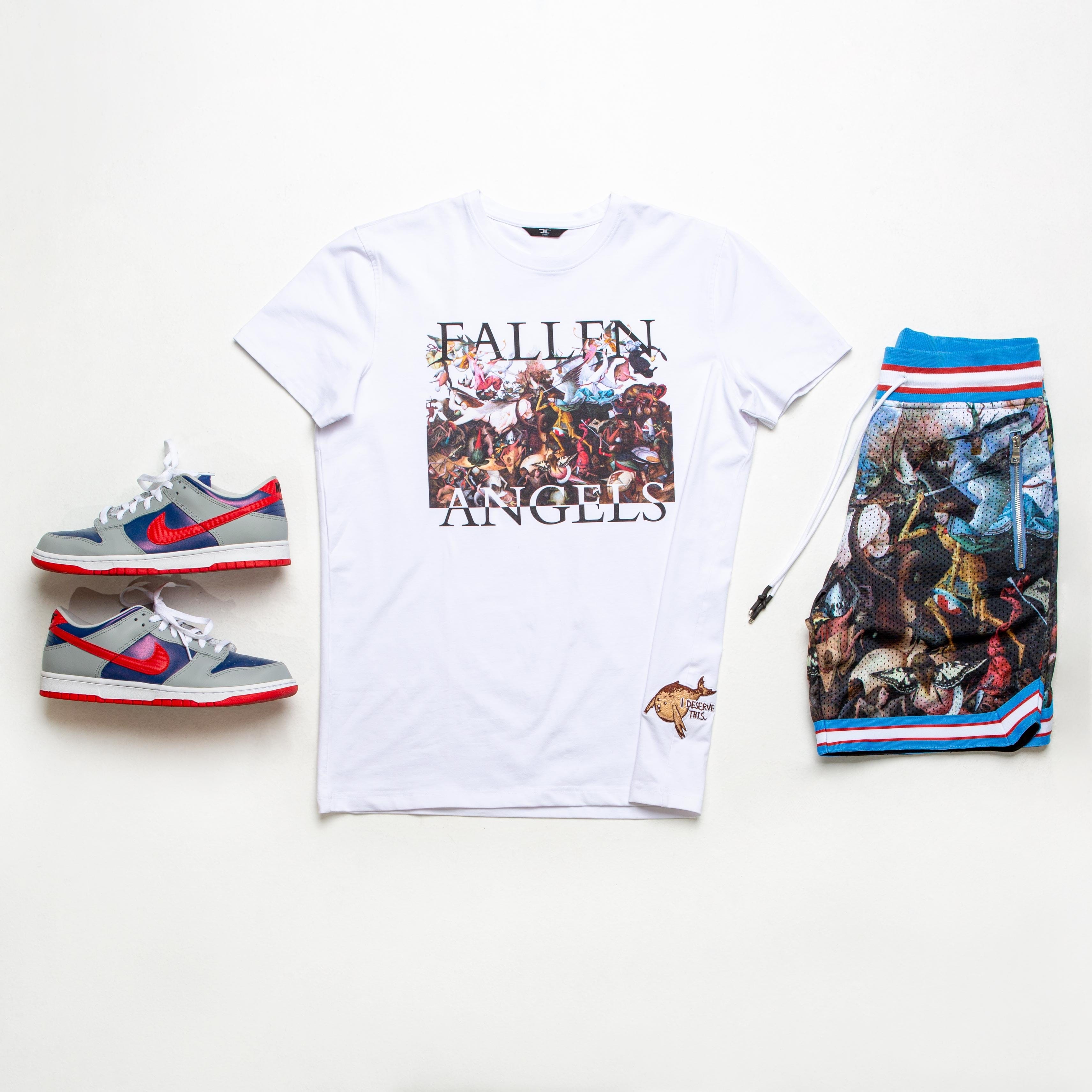 Jordan Craig Fallen Angels Basketball Shorts (Bruegel)