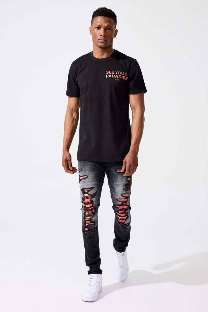 Ross - See You In Paradise Denim (Industrial Black)