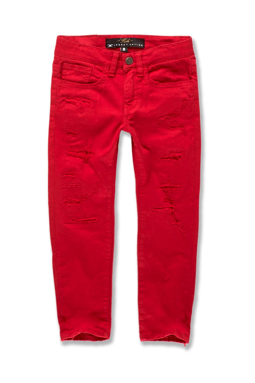 JC Kids Kids Tribeca Twill Pants (Core Colors) Red / 2