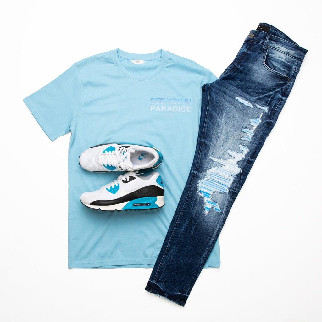 Ross - See You In Paradise Denim (Dark Blue)