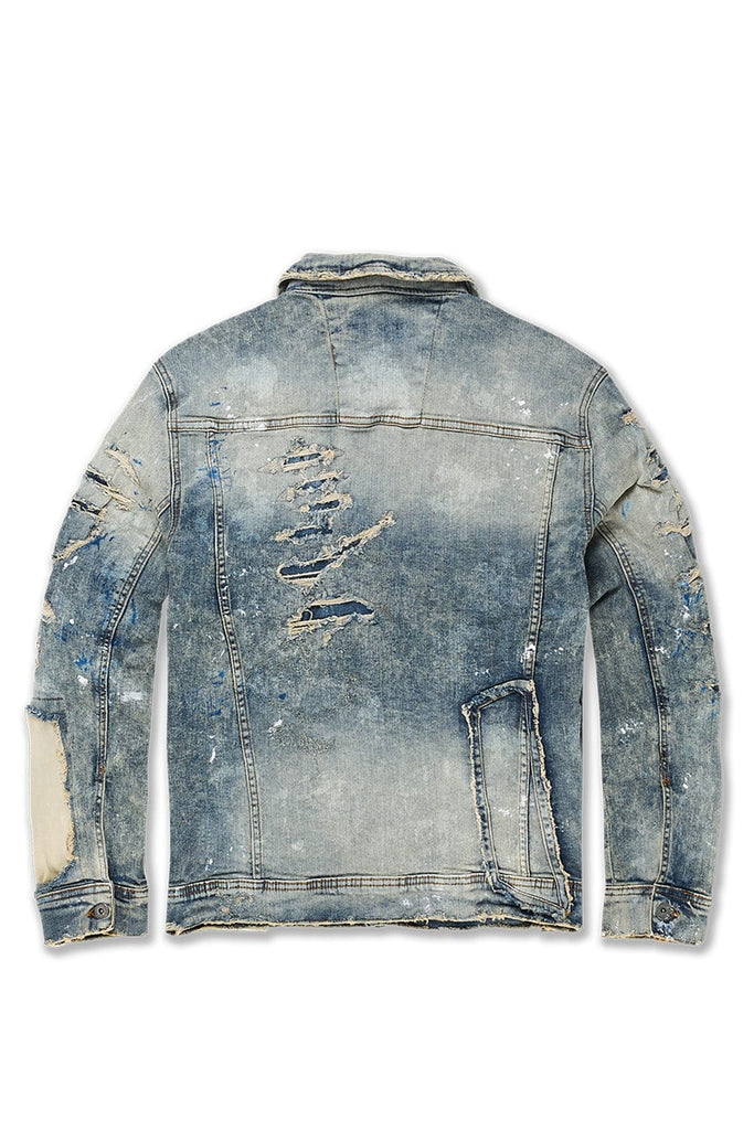 Washington Heights Denim Trucker Jacket (Desert Storm)