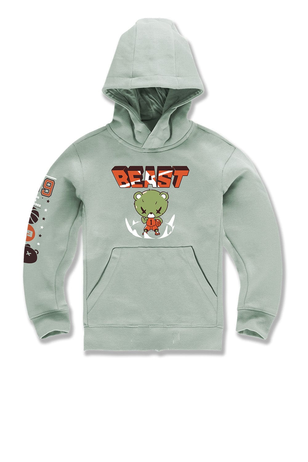 JC Kids Kids Beast Pullover Hoodie 2 / Light Sage / BB5