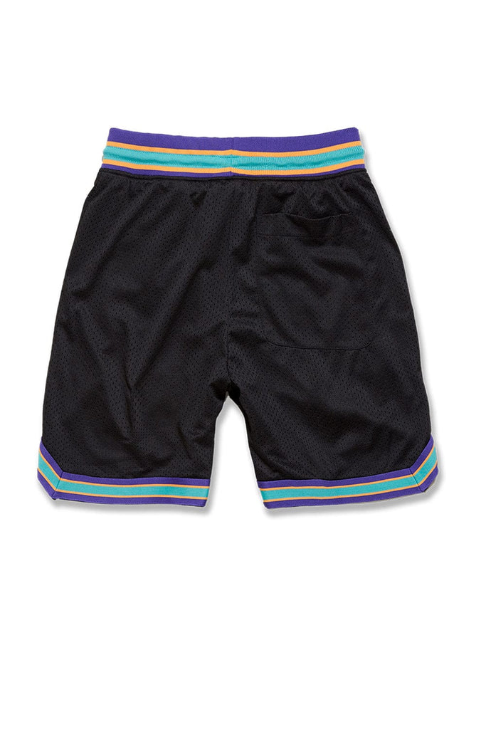 Retro - Diamonds & Racks Basketball Shorts (Black Diamond)