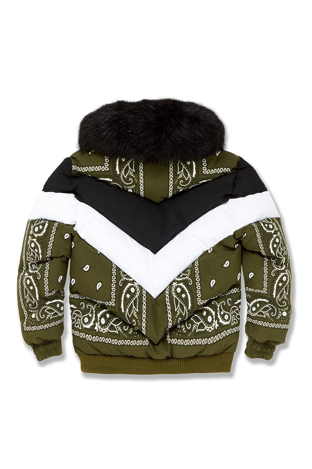 JC Kids Kids Represent Bomber Jacket (Olive)