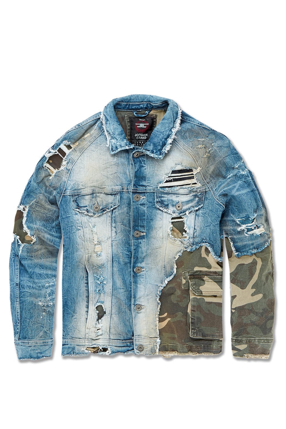 Jordan Craig Devotion Denim Trucker Jacket (Woodland) S / Woodland / CAD06