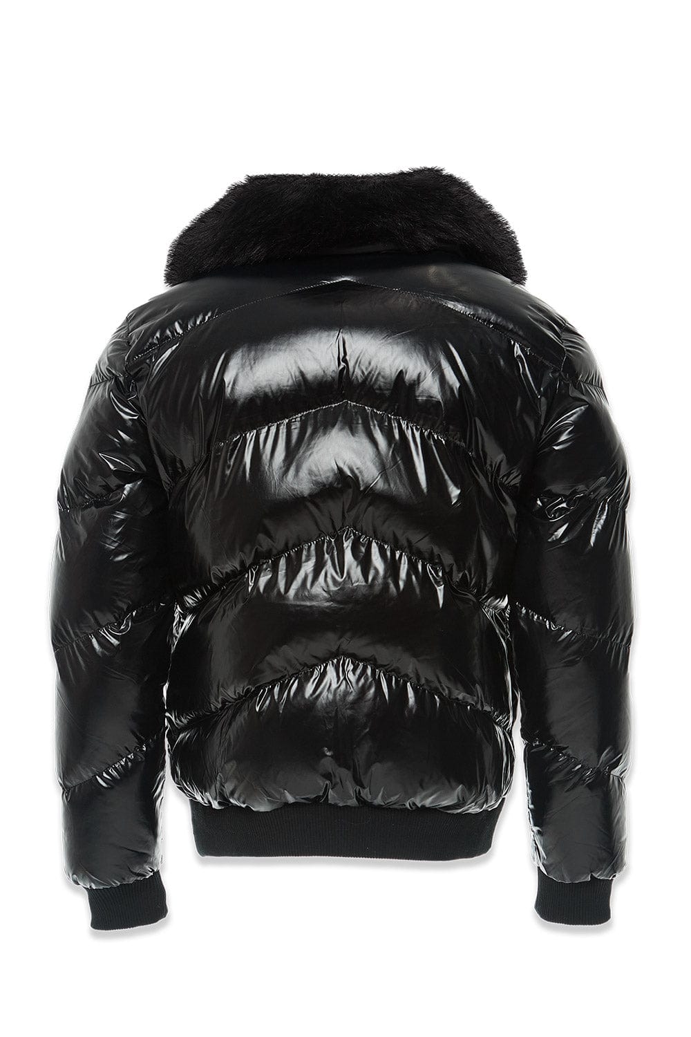 Lenox Nylon Puffer Jacket Black