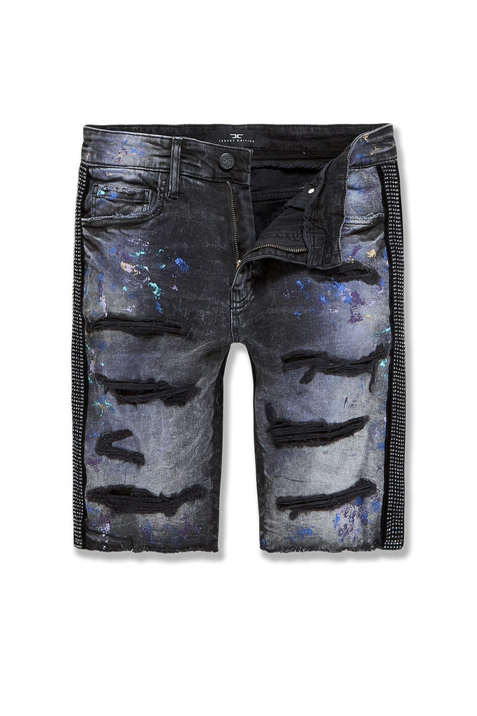 OG - Vegas Striped Denim Shorts
