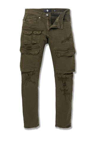 Sean - Tribeca Cargo Pants (Army Green)