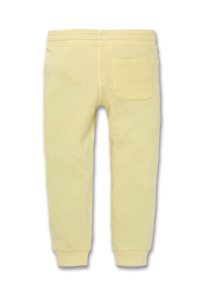 Kids Invincible Plush Jogger Sweatpants (Pale Yellow)