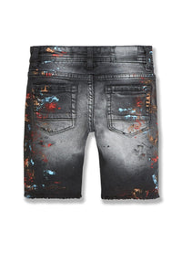 Kids Vengeance Denim Shorts (Industrial Black)