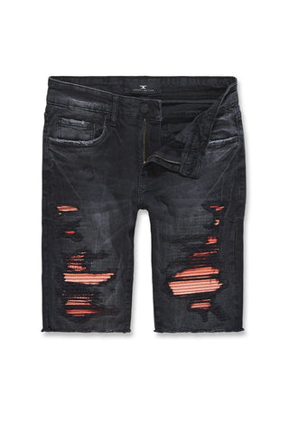 OG - See You In Paradise Denim Shorts (Industrial Black)