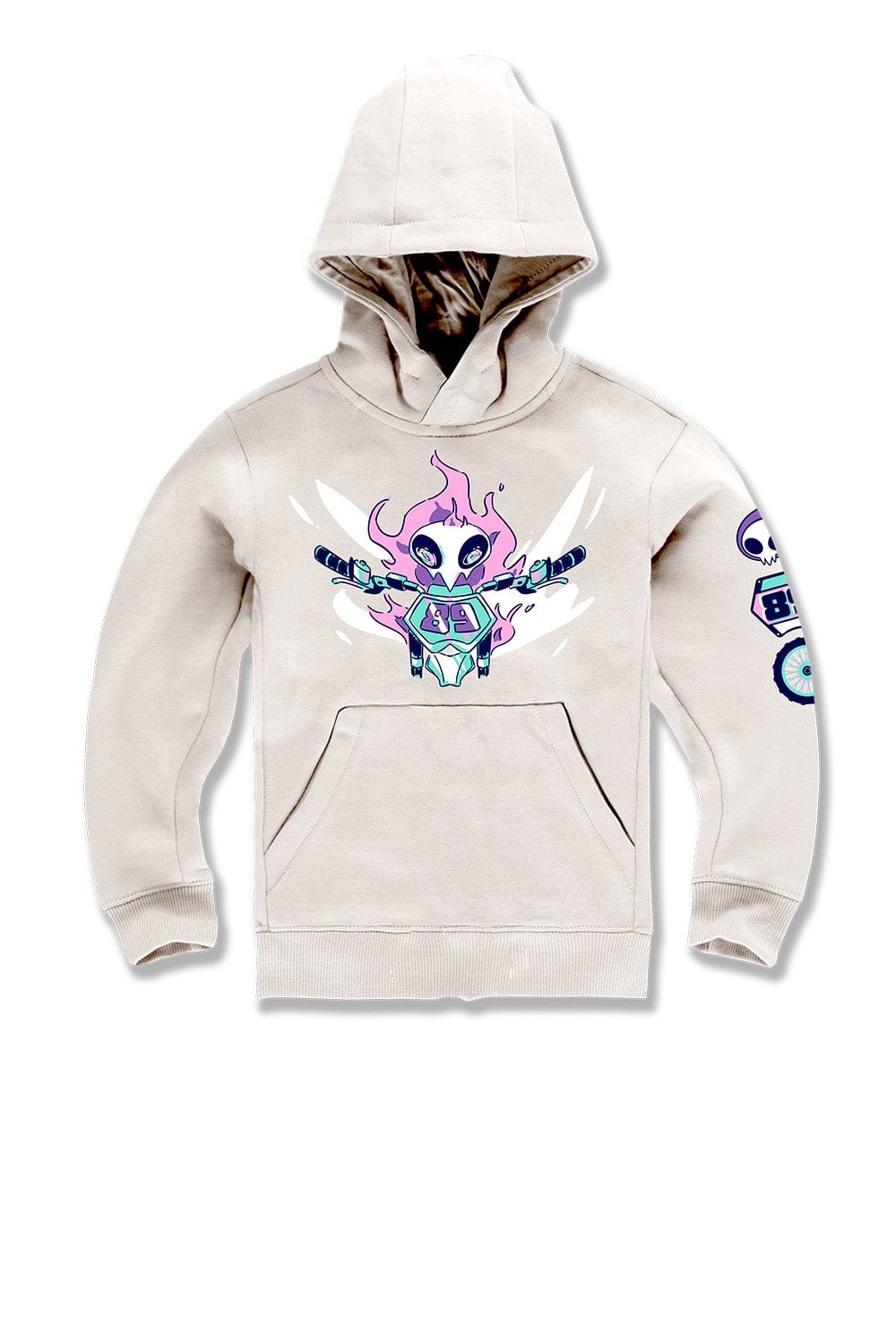 JC Kids Kids Fuego Pullover Hoodie 2 / Cream / BB5