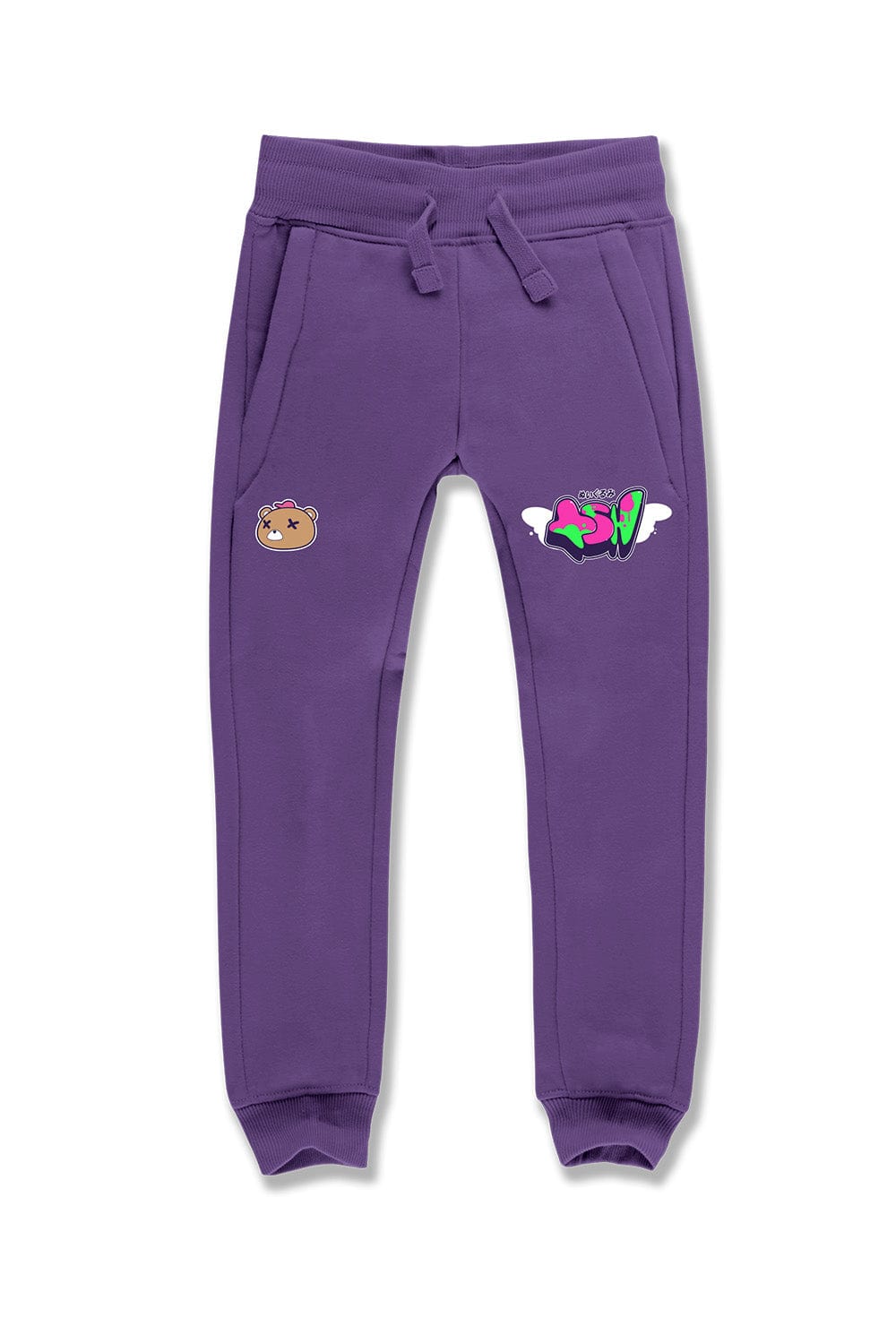 JC Kids Kids OG Plush Jogger Sweatpants (Purple) 2 / Purple / BB4