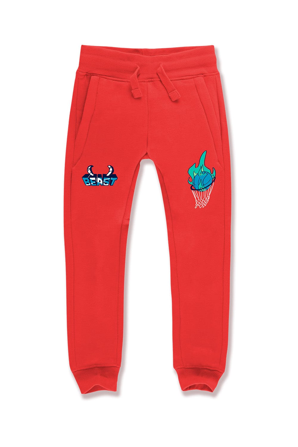 JC Kids Kids Beast Jogger Sweatpants (Red) 2 / Red / BB4