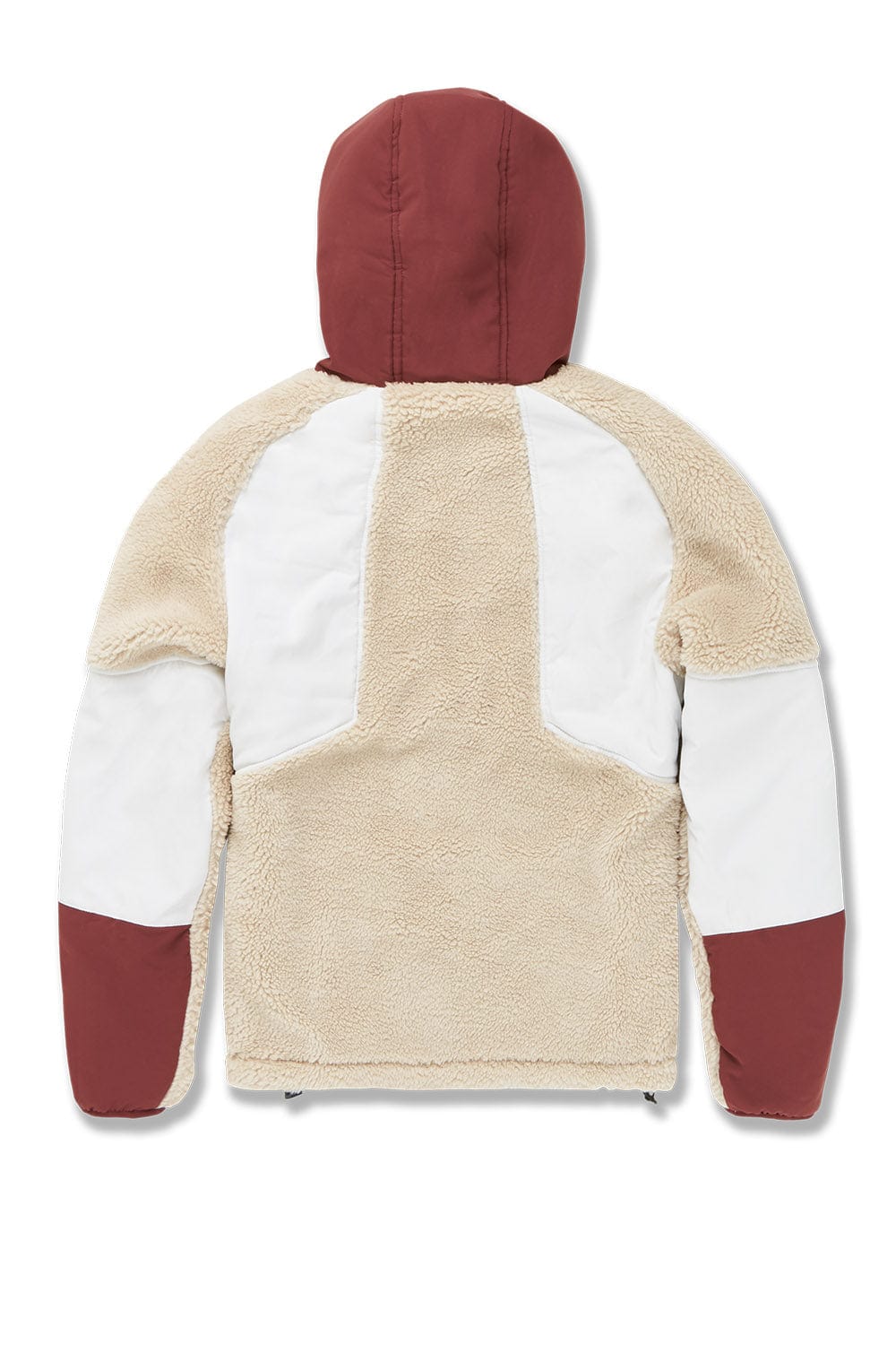 Jordan Craig Mercer Half Zip Sherpa Hoodie (Foliage)