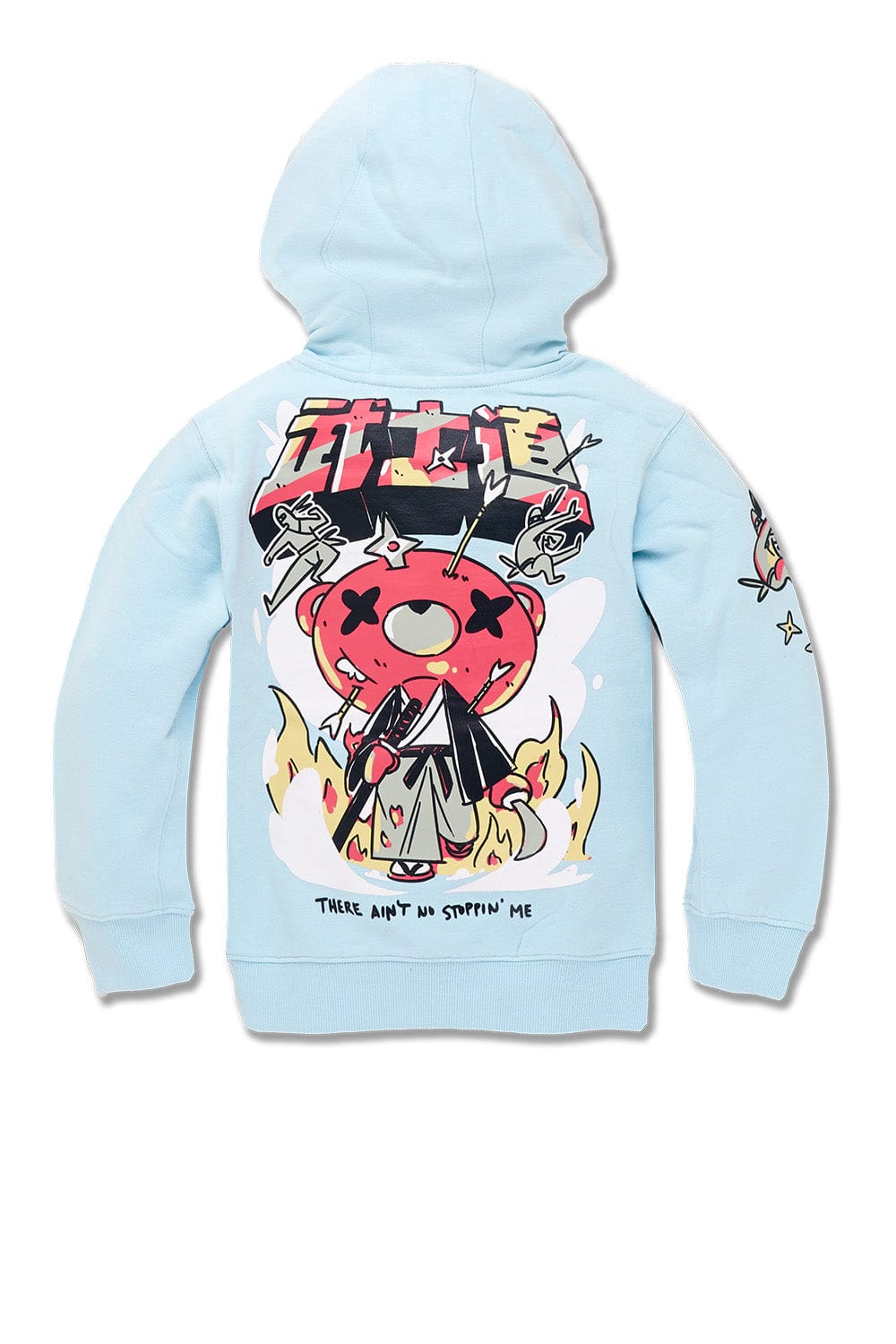 Kids Invincible Plush Pullover Hoodie (Sky)