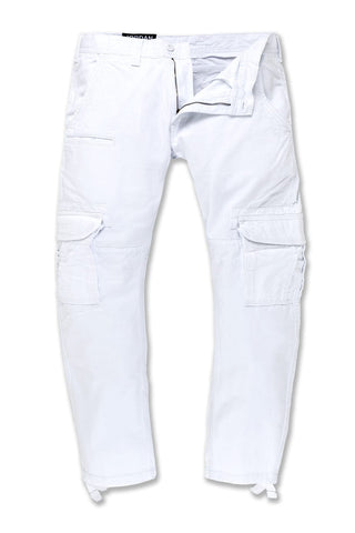 Xavier - OG Cargo Pants (White)