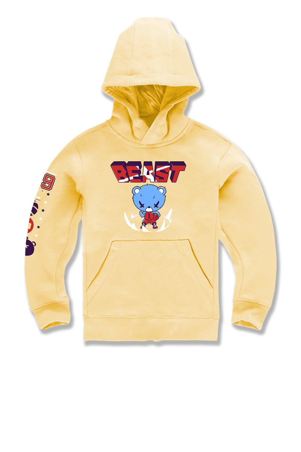 JC Kids Kids Beast Pullover Hoodie 2 / Pale Yellow / BB5