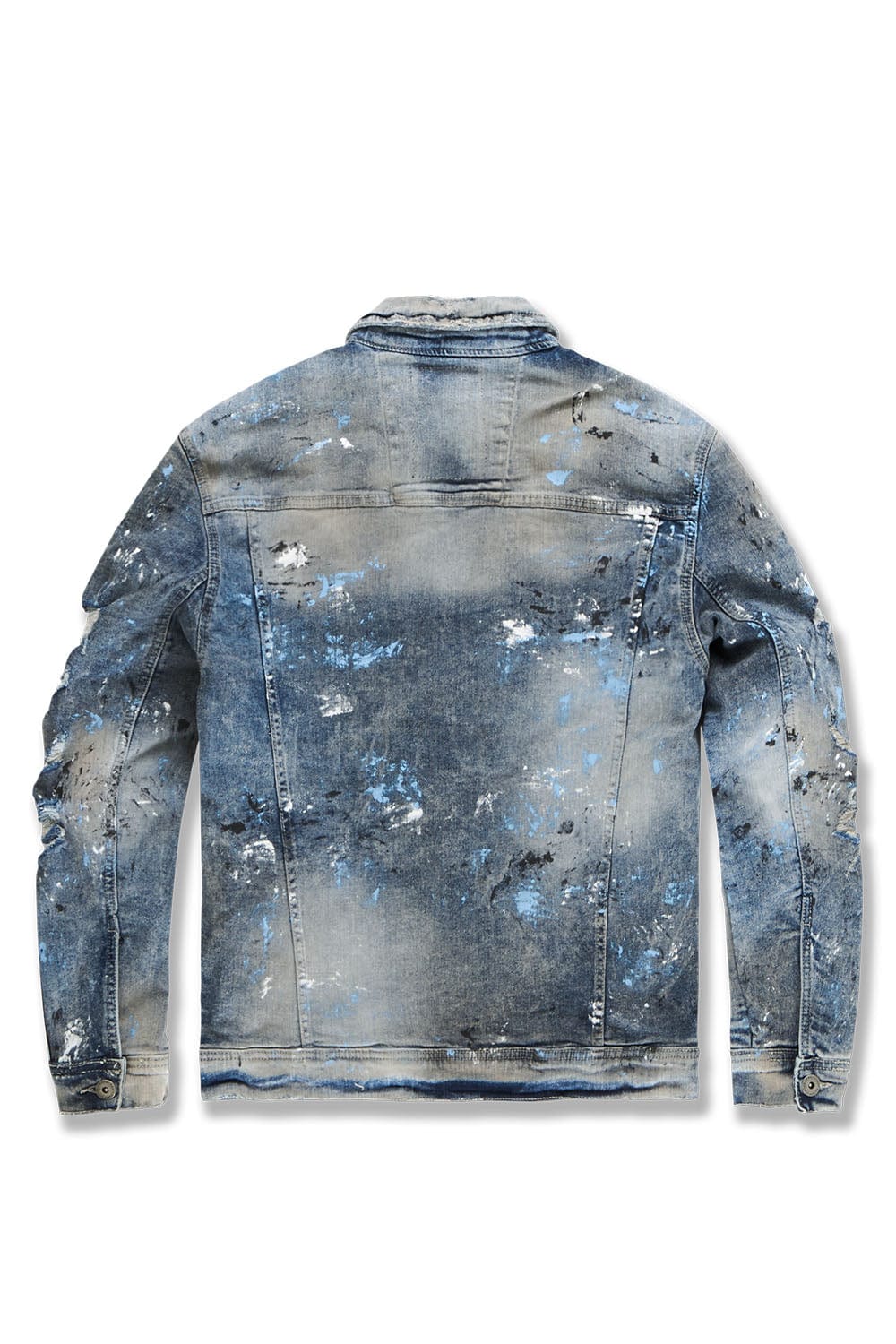 Jordan Craig Sparta Striped Denim Jacket (University Blue)