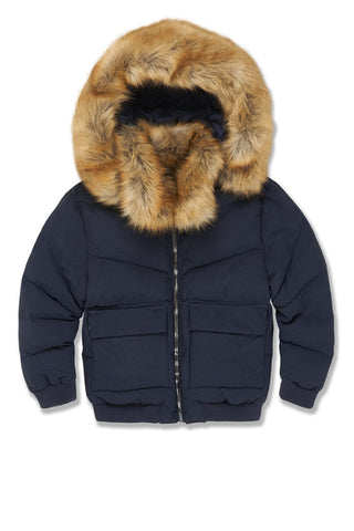 Kids Hollis Bomber Jacket (Navy)