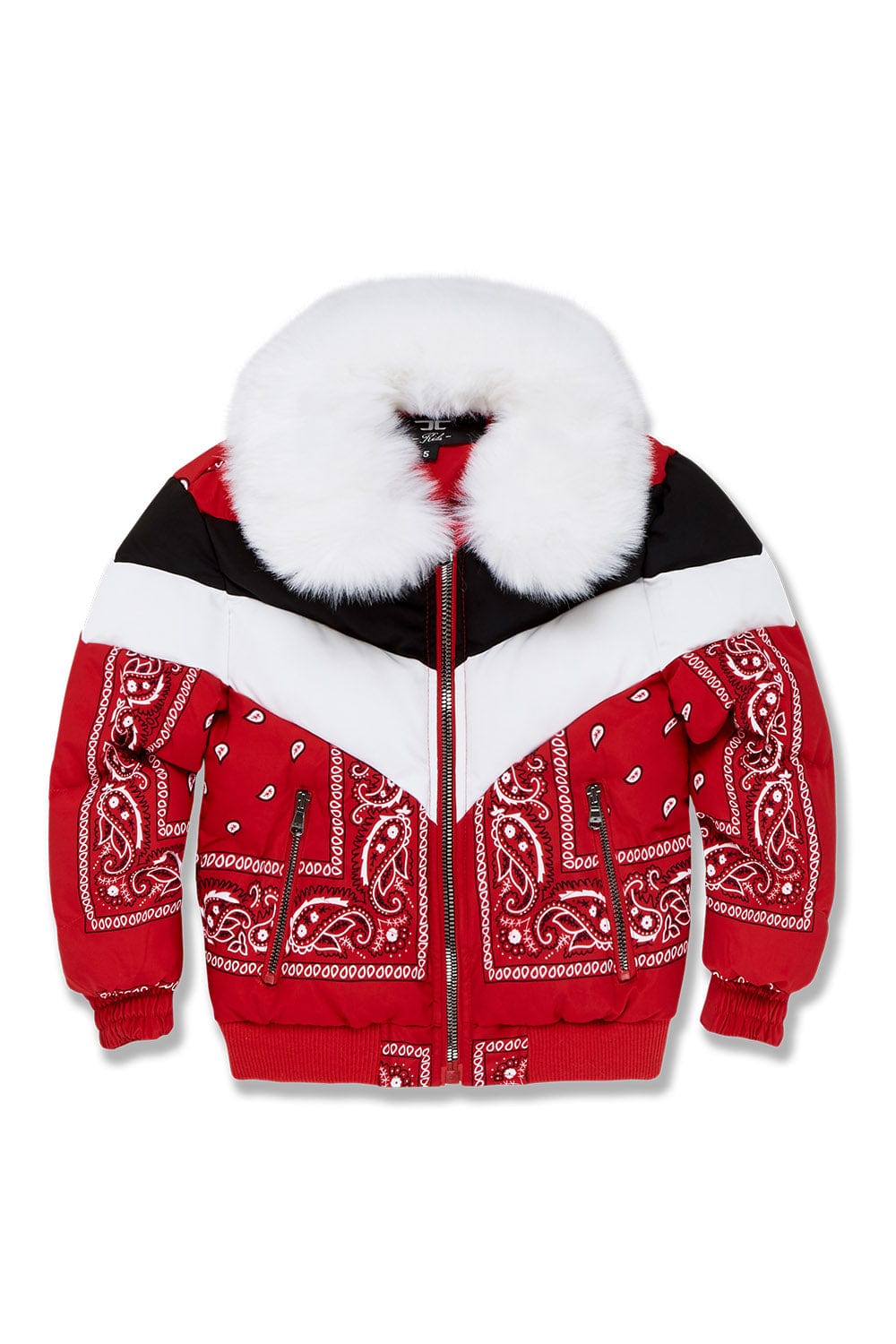 JC Kids Kids Represent Bomber Jacket (Red) 2 / Red