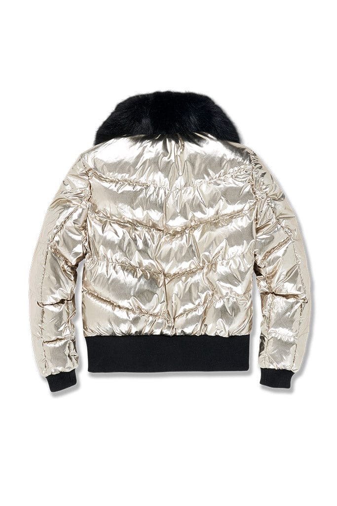 Jordan Craig Women's Flatbush Bomber Jacket (Gold)