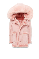 Kids Denali Shearling Jacket (Pink)