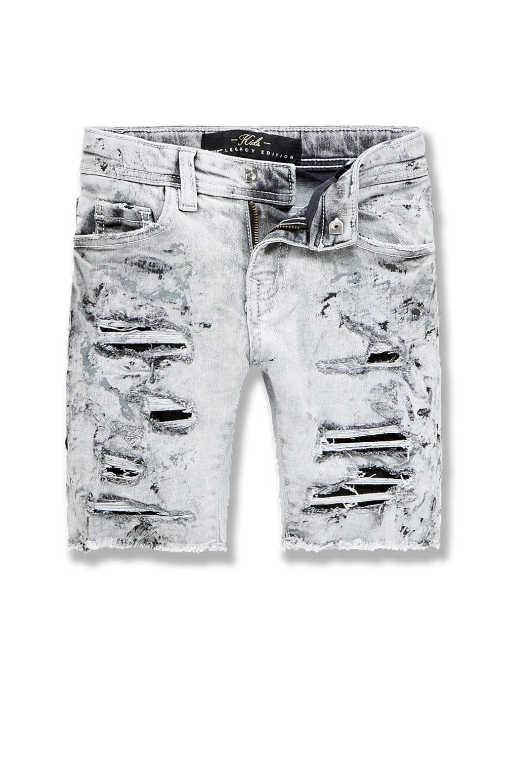 JC Kids Kids Vengeance Denim Shorts (Bleach White) 2 / Bleach White / AH2