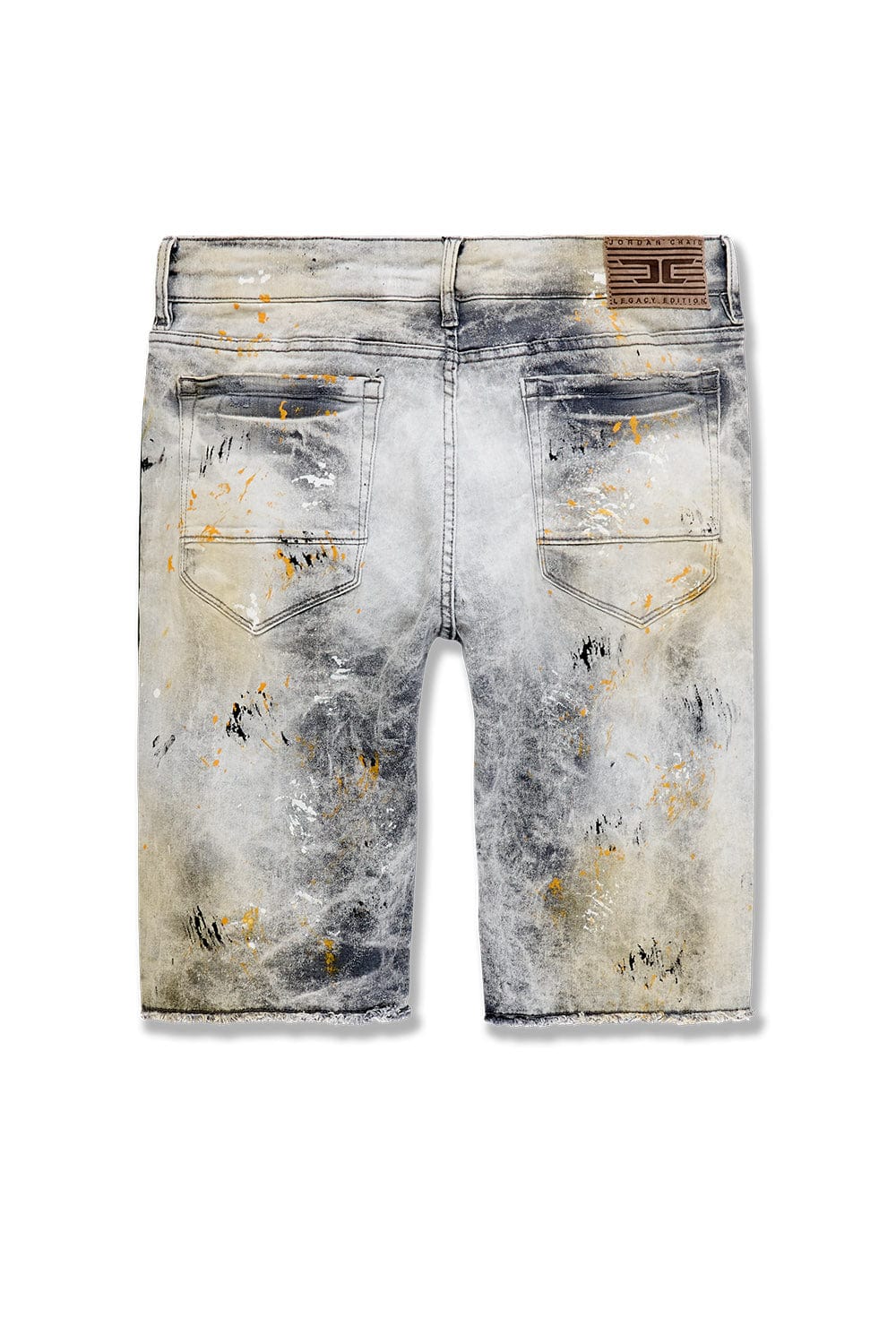 JC Big Men Big Men's Time's Up Denim Shorts (Cement Wash)