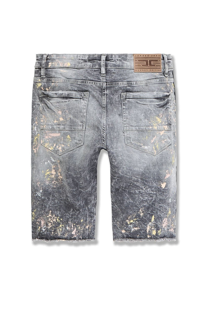 OG - Vegas Striped Denim Shorts