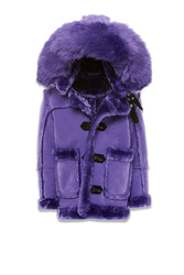 Kids Denali Shearling Jacket (Purple)