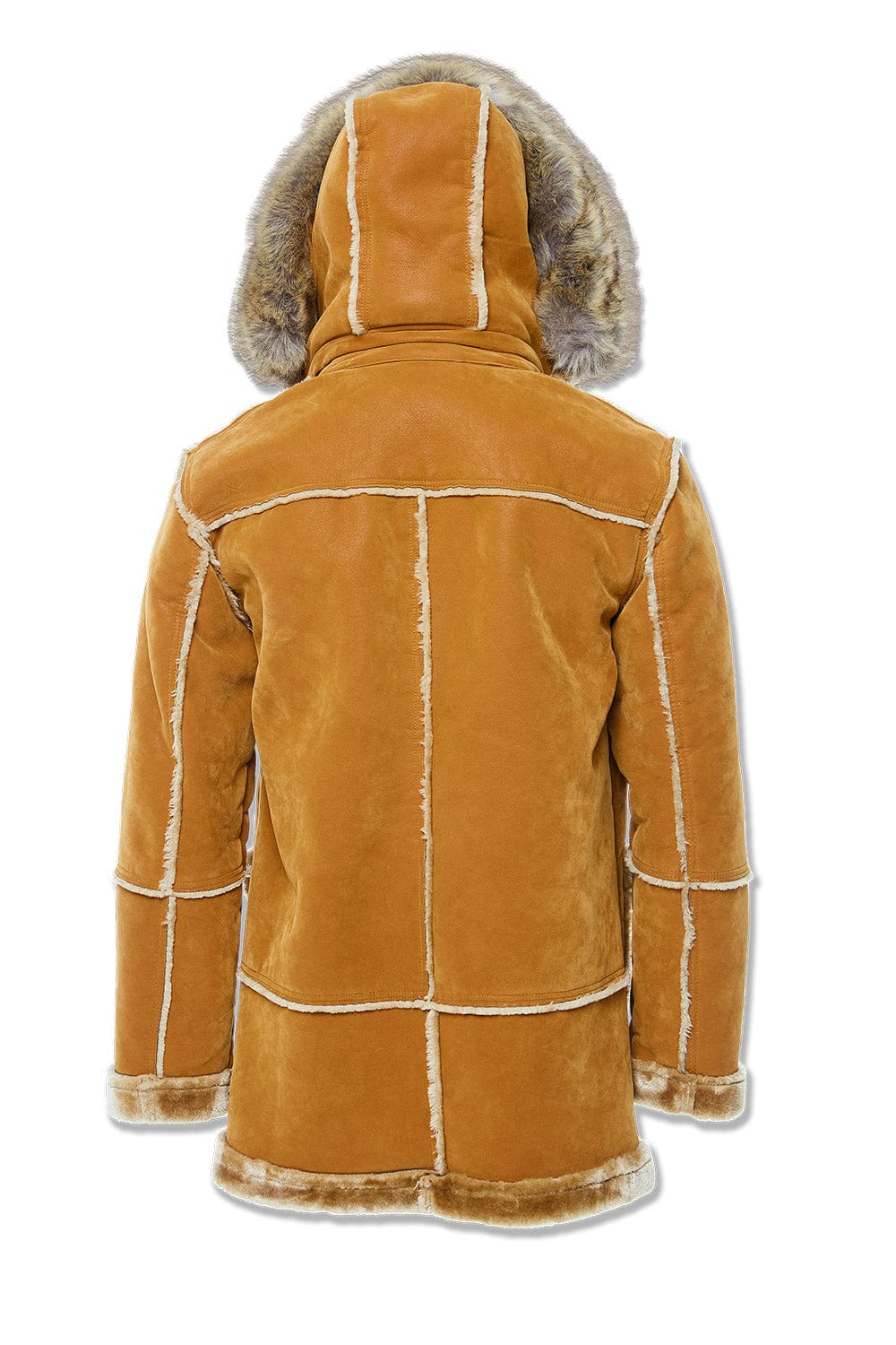 JC Big Men Big Men's Denali Shearling Jacket (Cognac)