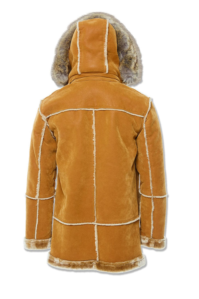 Big Men's Denali Shearling Jacket (Cognac)
