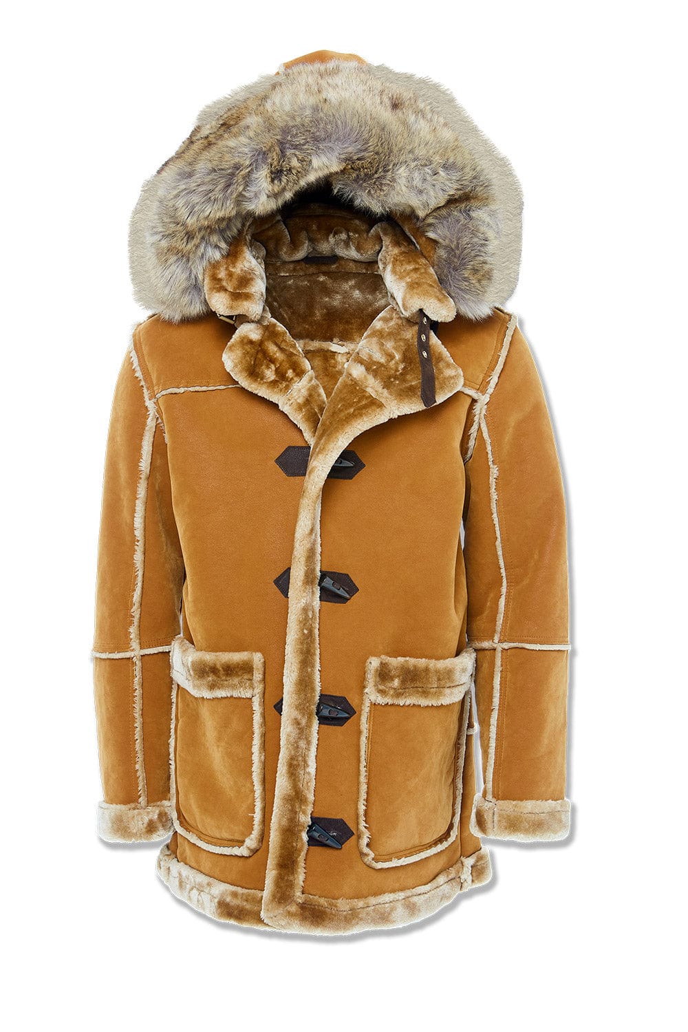 Jordan Craig Denali Shearling Jacket (Cognac) S / Cognac