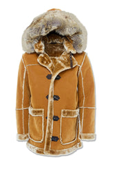 Big Men's Denali Shearling Jacket (Cognac)