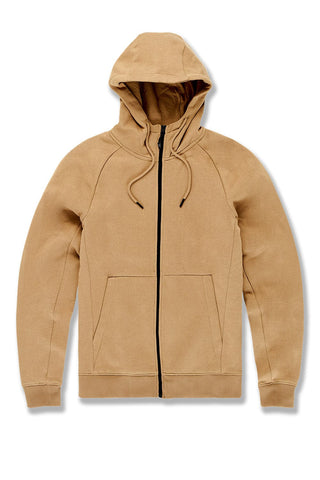 Jordan Craig Uptown Zip Up Hoodie Mocha / S
