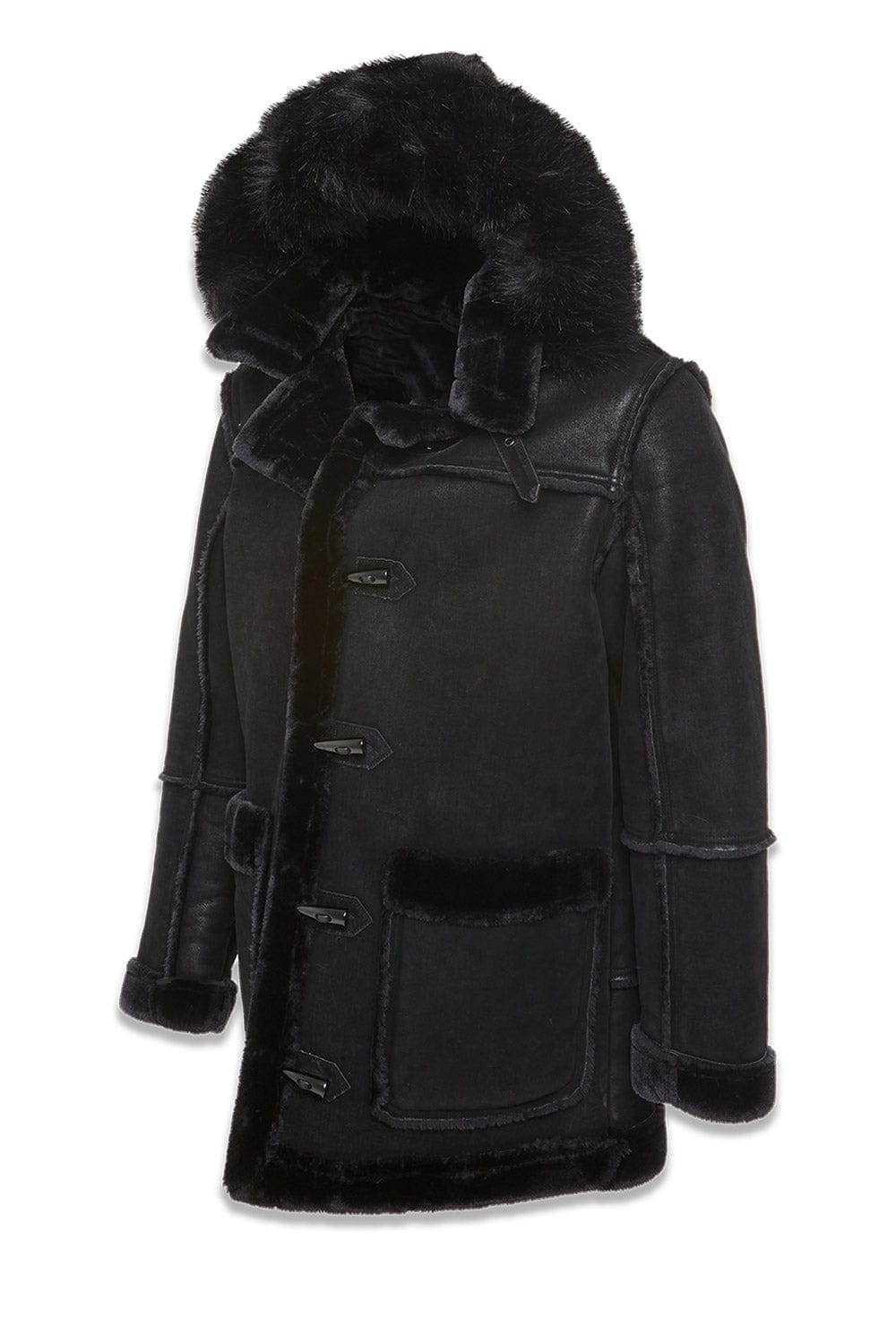 JC Big Men Big Men's Denali Shearling Jacket (Black)