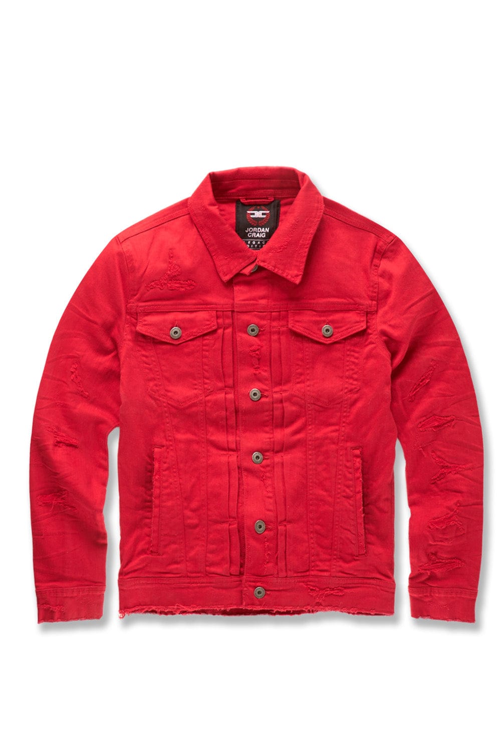 Jordan Craig Tribeca Twill Trucker Jacket (Core Colors) Red / S