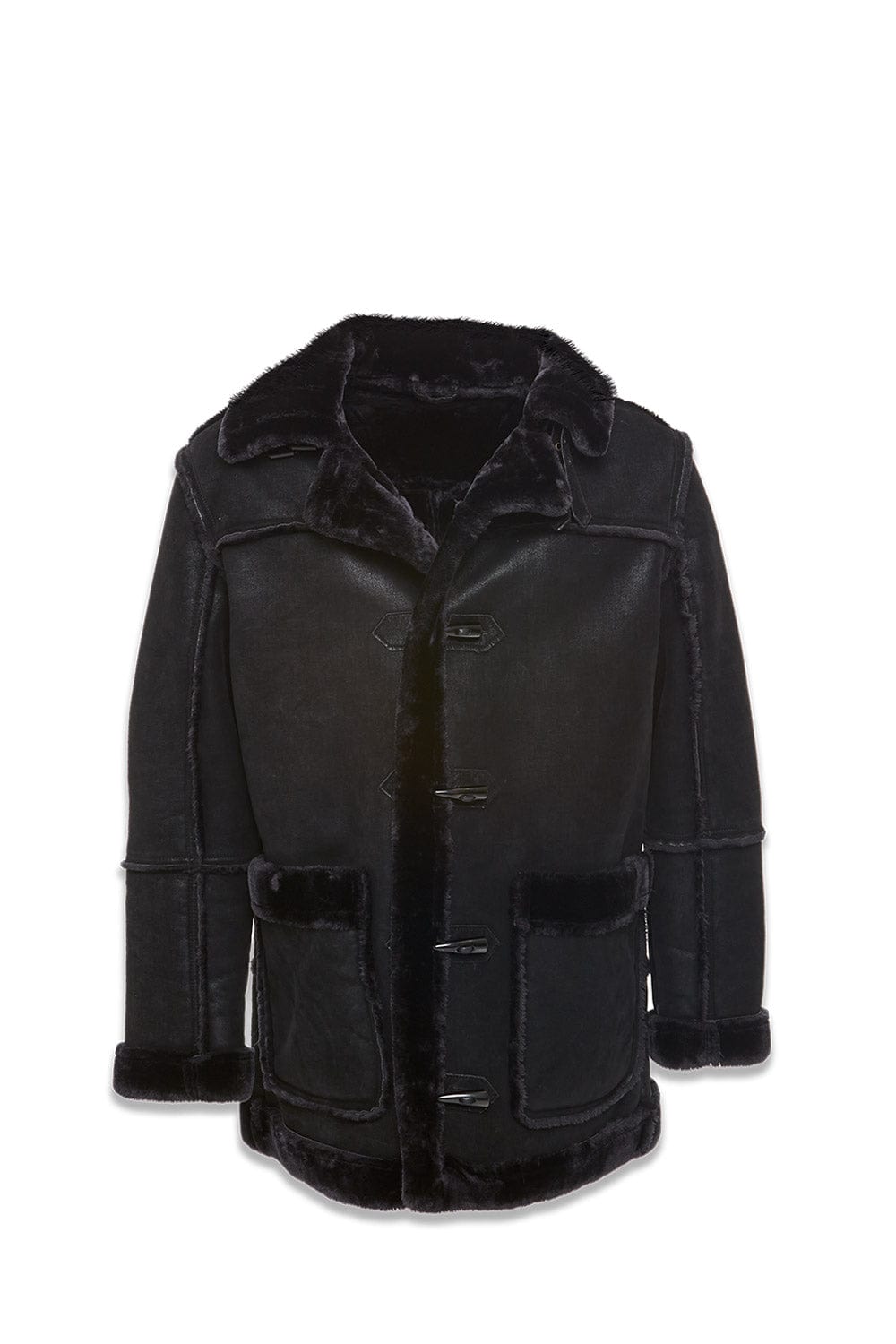 JC Big Men Big Men's Denali Shearling Jacket (Black)