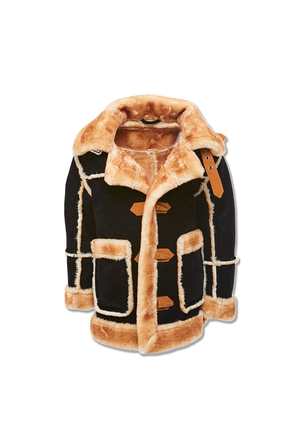 JC Kids Kids Denali Shearling Jacket (Black Coffee)