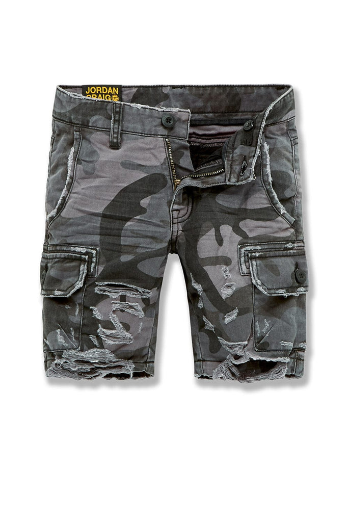 Kids War Torn Cargo Shorts