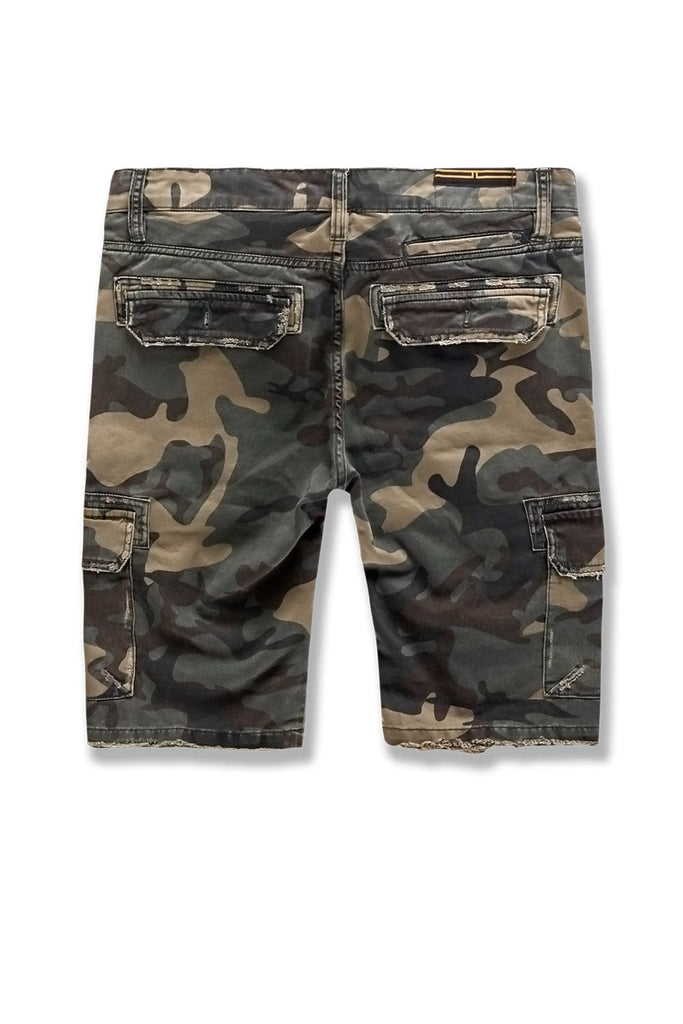 Kids War Torn Cargo Shorts