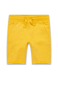 Kids Palma French Terry Shorts (Peach)