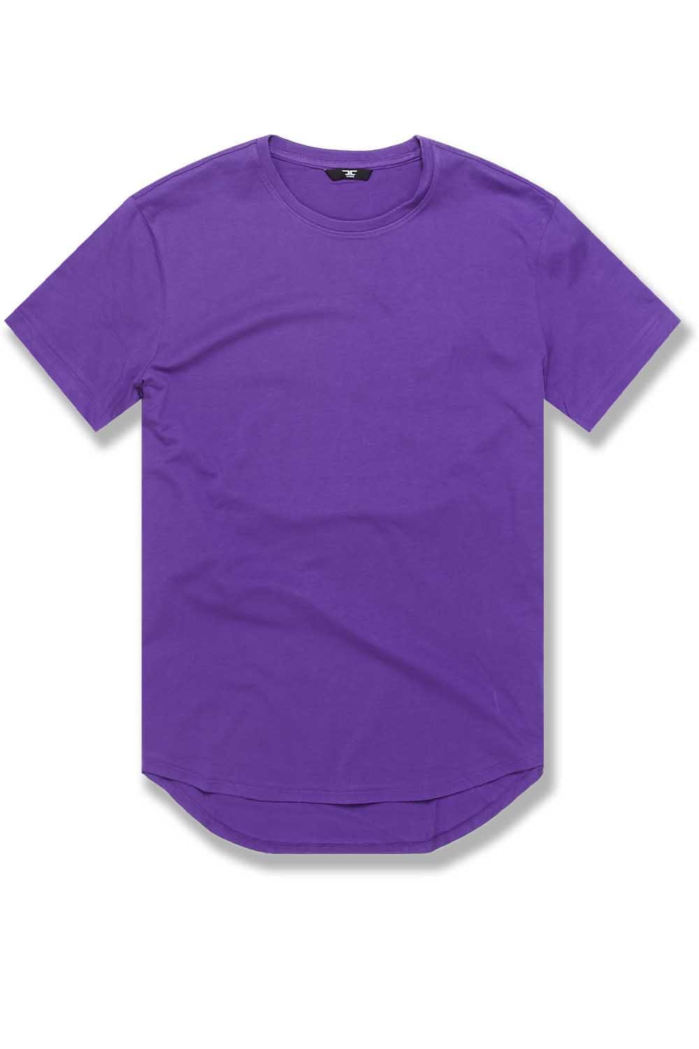JC Big Men Big Men's Scallop T-Shirts (Summer Exclusives) Icy Purple / 4XL