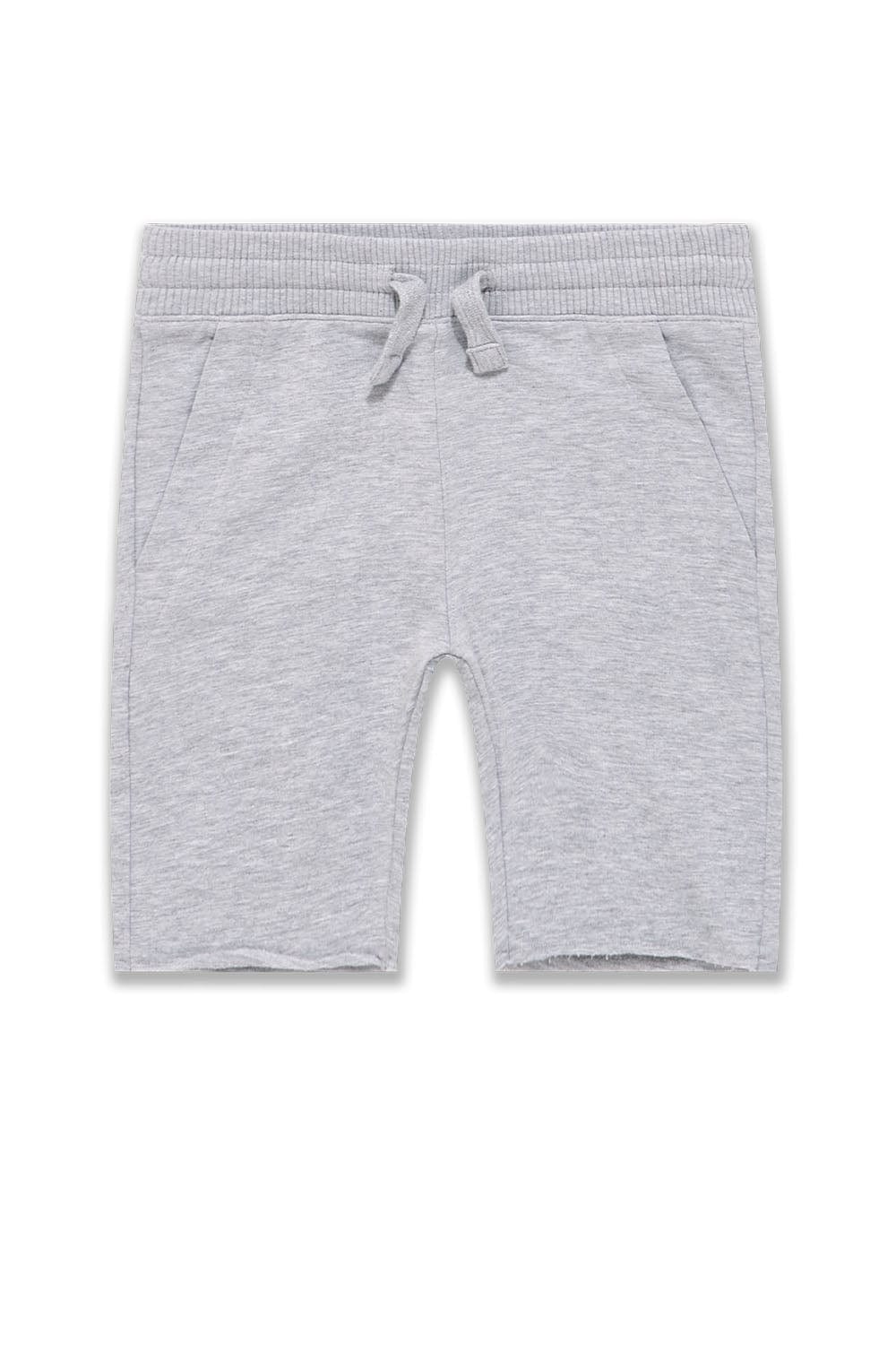 JC Kids Kids Palma French Terry Shorts (Heather Grey) 2 / Heather Grey / AA11